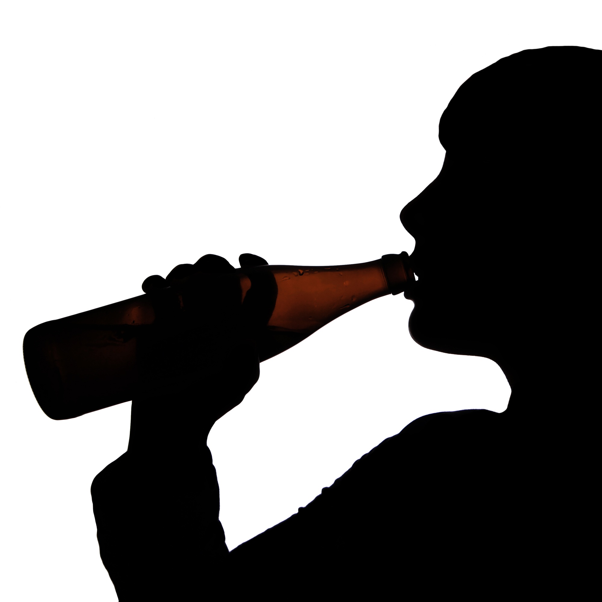 drinking beer